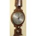 Victorian Rosewood Mother of Pearl Inlaid Barometer