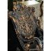 Heavily Carved 19th c. Sleigh Rocking Chair