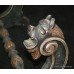 Heavily Carved 19th c. Sleigh Rocking Chair