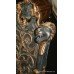 Heavily Carved 19th c. Sleigh Rocking Chair