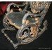 Heavily Carved 19th c. Sleigh Rocking Chair