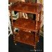 Victorian Three Tier Walnut Whatnot Shelves