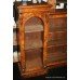 Antique Victorian Burr Walnut Bookcase c.1860