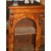 Antique Victorian Burr Walnut Bookcase c.1860