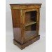 Victorian Walnut Glazed Pier Side Cabinet