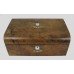 Victorian Walnut Mother of Pearl Inlaid Writing Box