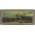 20th c. English Rural Landscape Oil on Canvas