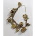 9ct Gold Vintage Charm Bracelet with 14 Charms