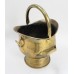 Vintage Brass Fire Coal Scuttle & Shovel 