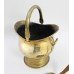 Vintage Brass Fire Coal Scuttle & Shovel 