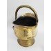 Vintage Brass Fire Coal Scuttle & Shovel 