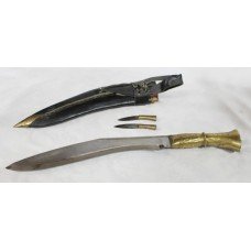 Vintage Brass Gurkha Kukri Knife