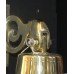 Vintage Polished Brass Wall Mounted Ship's Bell