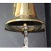 Vintage Polished Brass Wall Mounted Ship's Bell
