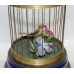 Vintage Caged Mechanical Wind-up Singing Bird