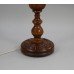 Vintage Carved Walnut Standard Lamp