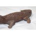 Vintage 20th c. Cast Iron Crocodile Cigarette Holder