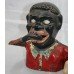 Vintage Cast Iron Jolly Negro Money Box