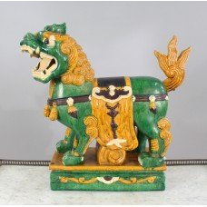 Vintage Ceramic Chinese Foo Dog Guardian Lion