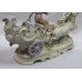 Vintage Continental Porcelain Chariot Sculpture Centrepiece