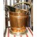 Vintage Copper & Brass Coal Bucket