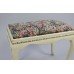 Vintage Cream Painted Dressing Table Stool