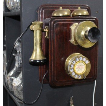 Vintage Siemens London Wall Telephone Pat. 328928