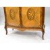 Vintage Epstein Marble Topped Inlaid Side Cabinet