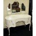 Olympus Louis XV Style Vintage Painted Kidney Shaped Dressing Table