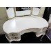 Olympus Louis XV Style Vintage Painted Kidney Shaped Dressing Table