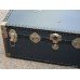 Vintage Blue Luggage Case Trunk Storage