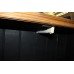 Vintage Old Pine Small Glazed Two Door Cabinet