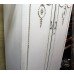 Vintage Olympus Cream Painted Louis XV Style Gents Double Wardrobe