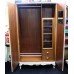 Vintage Olympus Cream Painted Louis XV Style Gents Double Wardrobe