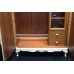 Vintage Olympus Cream Painted Louis XV Style Gents Double Wardrobe