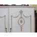 Vintage Olympus Cream Painted Louis XV Style Gents Double Wardrobe