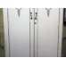 Vintage Olympus Cream Painted Louis XV Style Gents Double Wardrobe