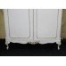 Vintage Olympus Cream Painted Louis XV Style Gents Double Wardrobe