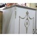 Vintage Olympus Cream Painted Louis XV Style Gents Double Wardrobe