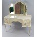 Vintage Olympus Louis XV Style Cream Dressing Table