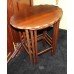 Vintage Oval Mahogany Nest of Tables