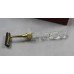 Vintage Royal Brierley Crystal Gold Plated Razor Set