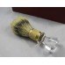 Vintage Royal Brierley Crystal Gold Plated Razor Set