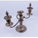 Vintage Sheffield Silver Plated Three Light Candelabra