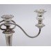 Vintage Silver Plated Three Light Candelabra