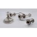 Vintage Silver Plated Three Light Candelabra