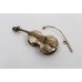 Vintage Sterling Silver Violin Form Pill Box by C J Vander Ltd