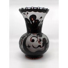 Vintage Webb Corbett Cameo Baluster Shaped Vase