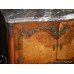Walnut Marble Topped Commode with Heavy Bronze Mounts