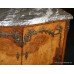 Walnut Marble Topped Commode with Heavy Bronze Mounts